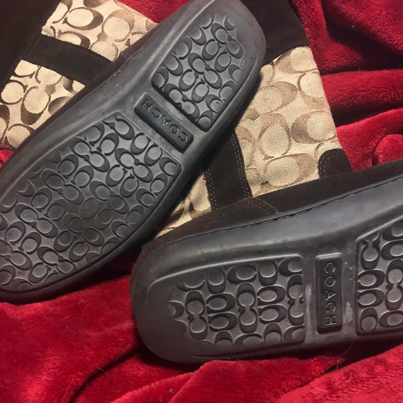 Coach Signature Brown Boots | Size 7 - Picture 4 of 4